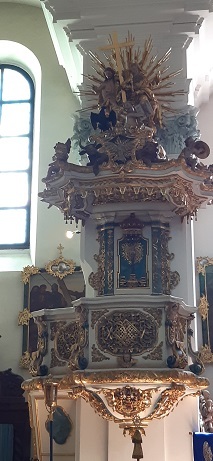 Die prunkvolle Kanzel